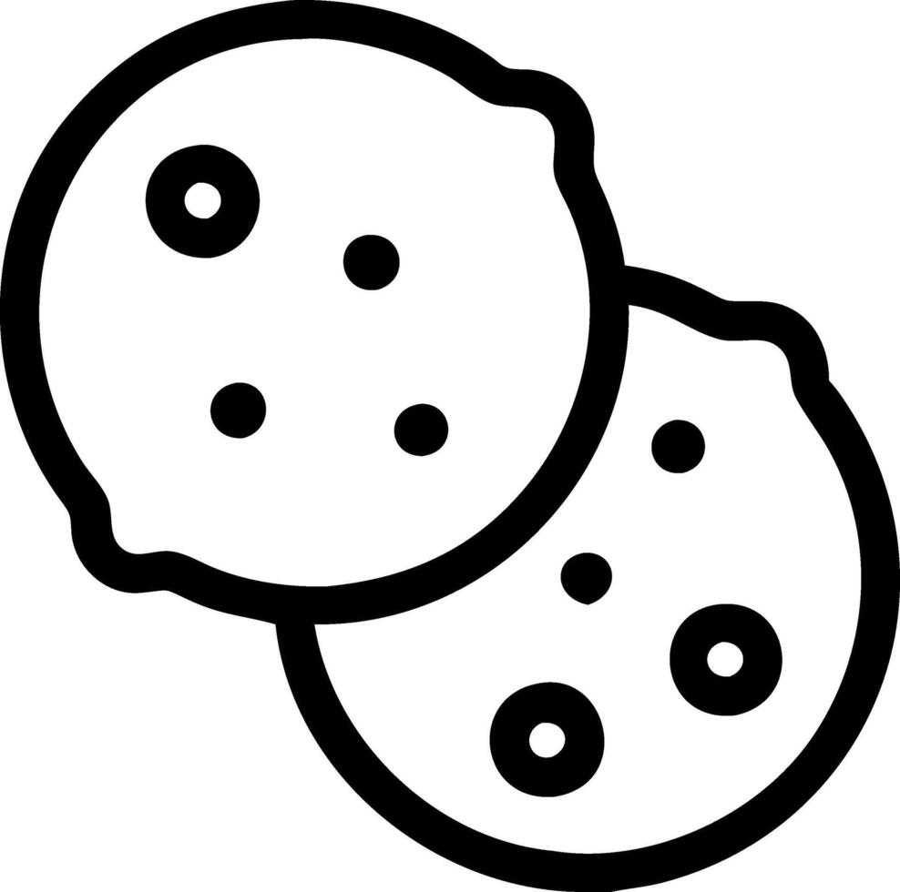 Iconic Cookies Symbol Design vector
