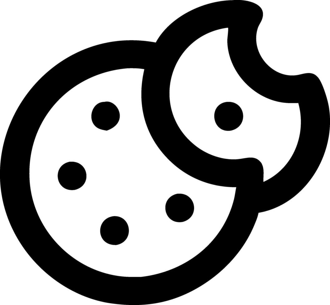 Freshly Baked Cookies Symbol Collection vector