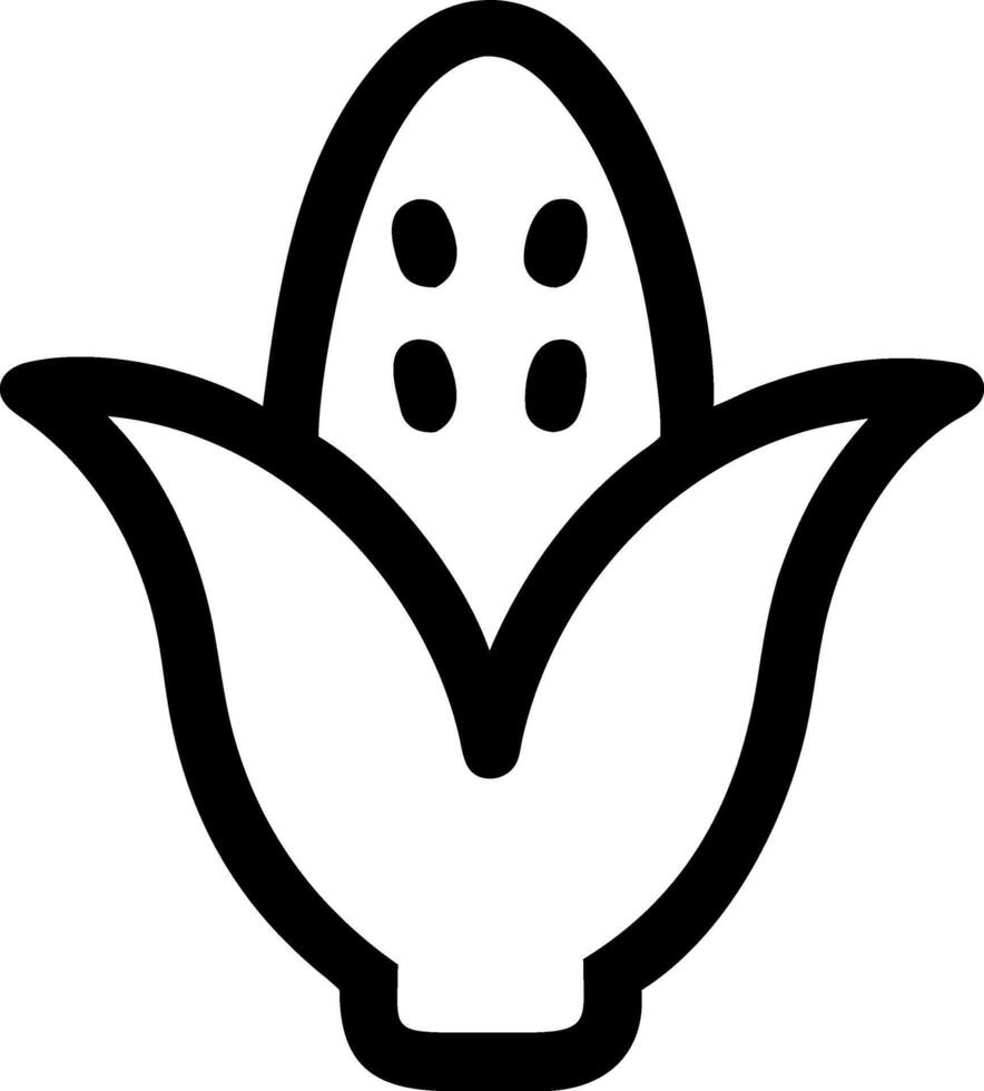 Classic Corn Icon Design vector