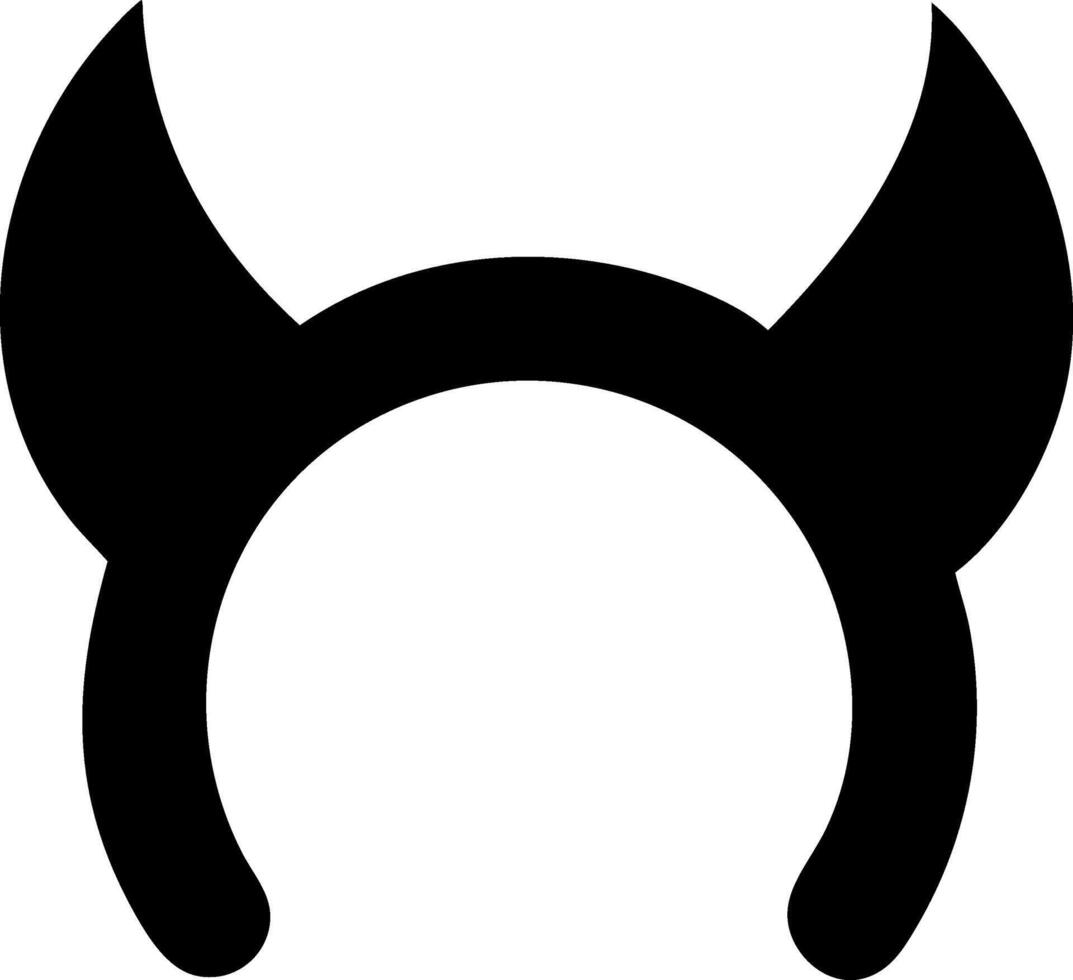 Iconic Devil Horns Symbol Design vector