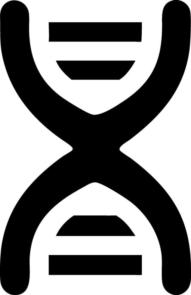 Iconic DNA Symbol Design vector