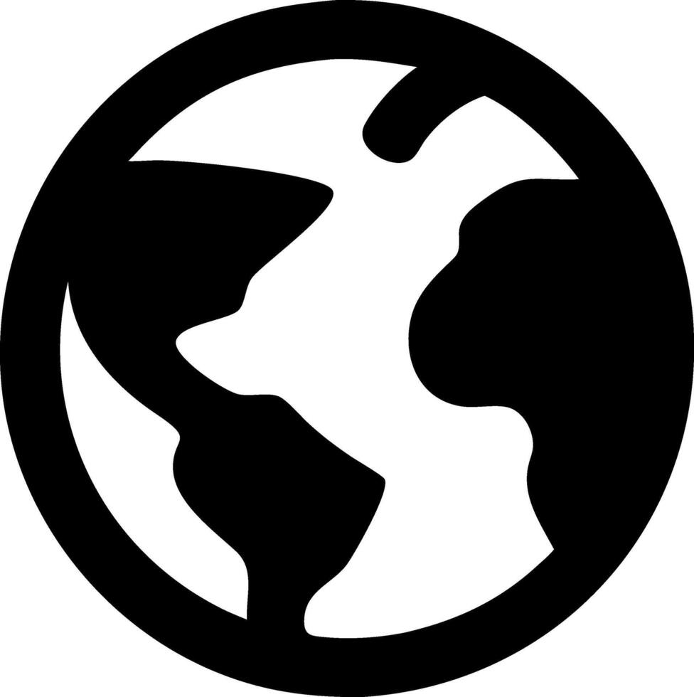 Vibrant Earth Globe Icon Representation vector