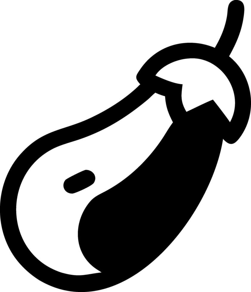 Whimsical Eggplant Icon Collection vector