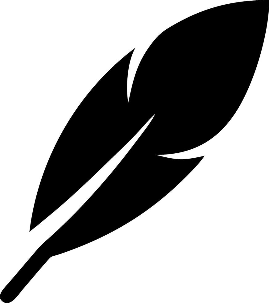 Stylish Feather Symbol Set vector