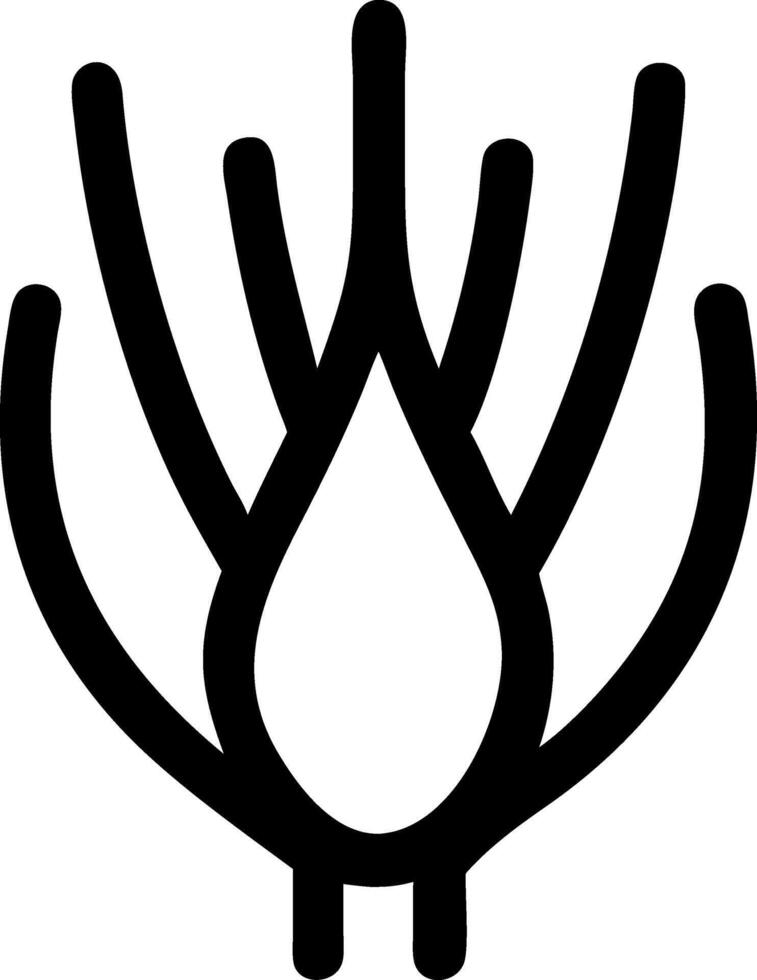 Classic Fennel Icon Design vector
