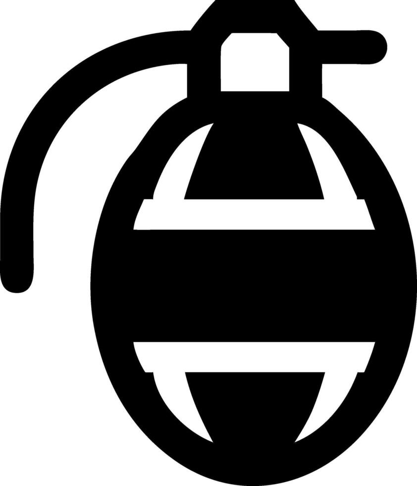 Grenade Icon Symbol Set vector