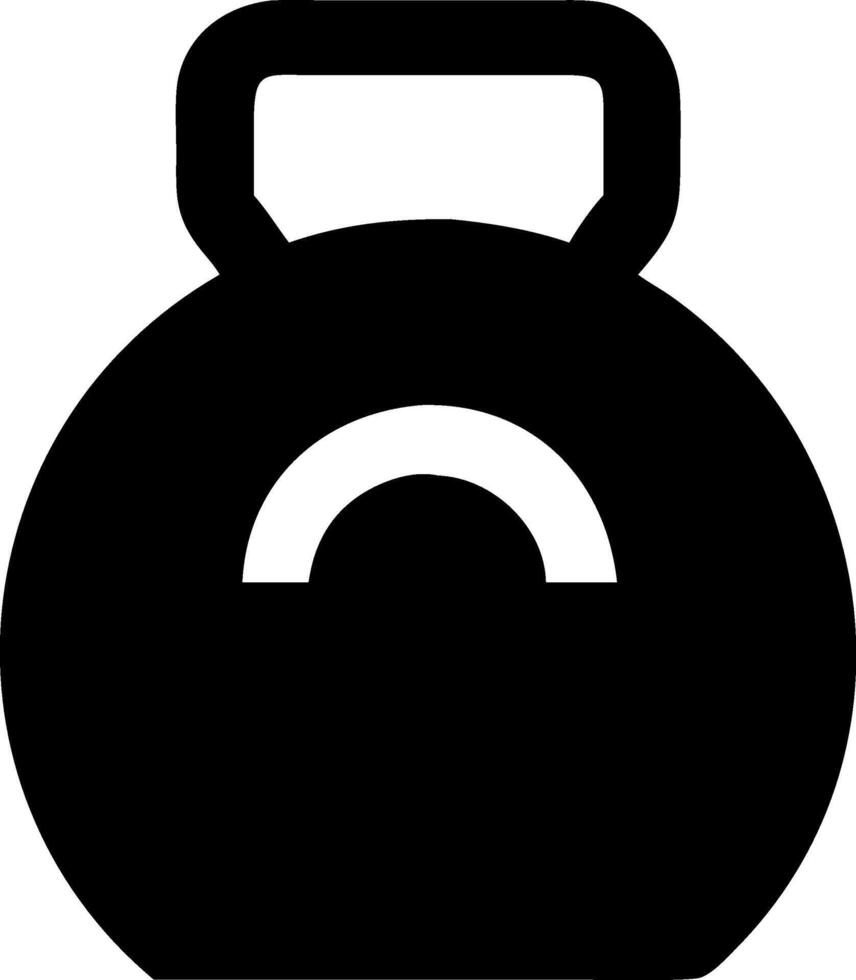 Minimalist Heavy Weight Icon Concept vector
