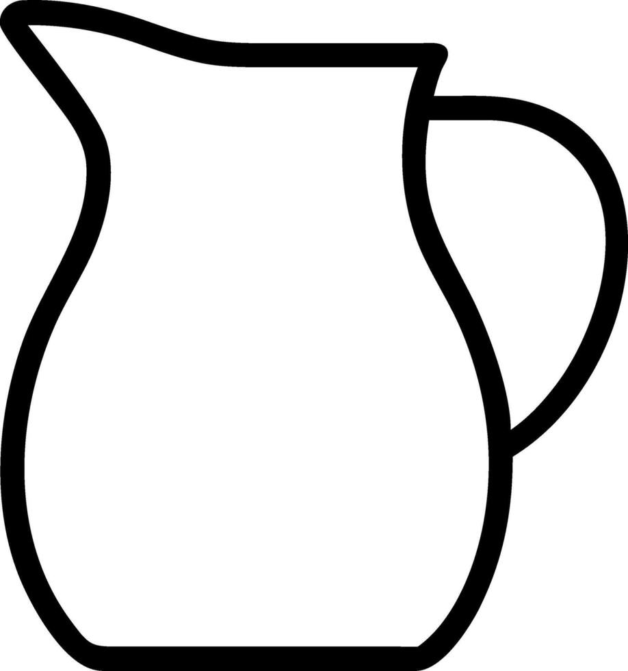 Household Jug Icon Representation vector