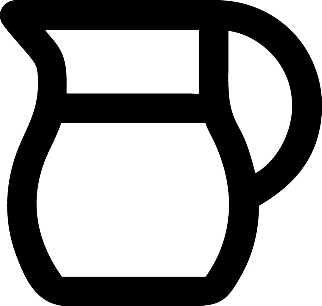Kitchen Jug Symbol Collection vector