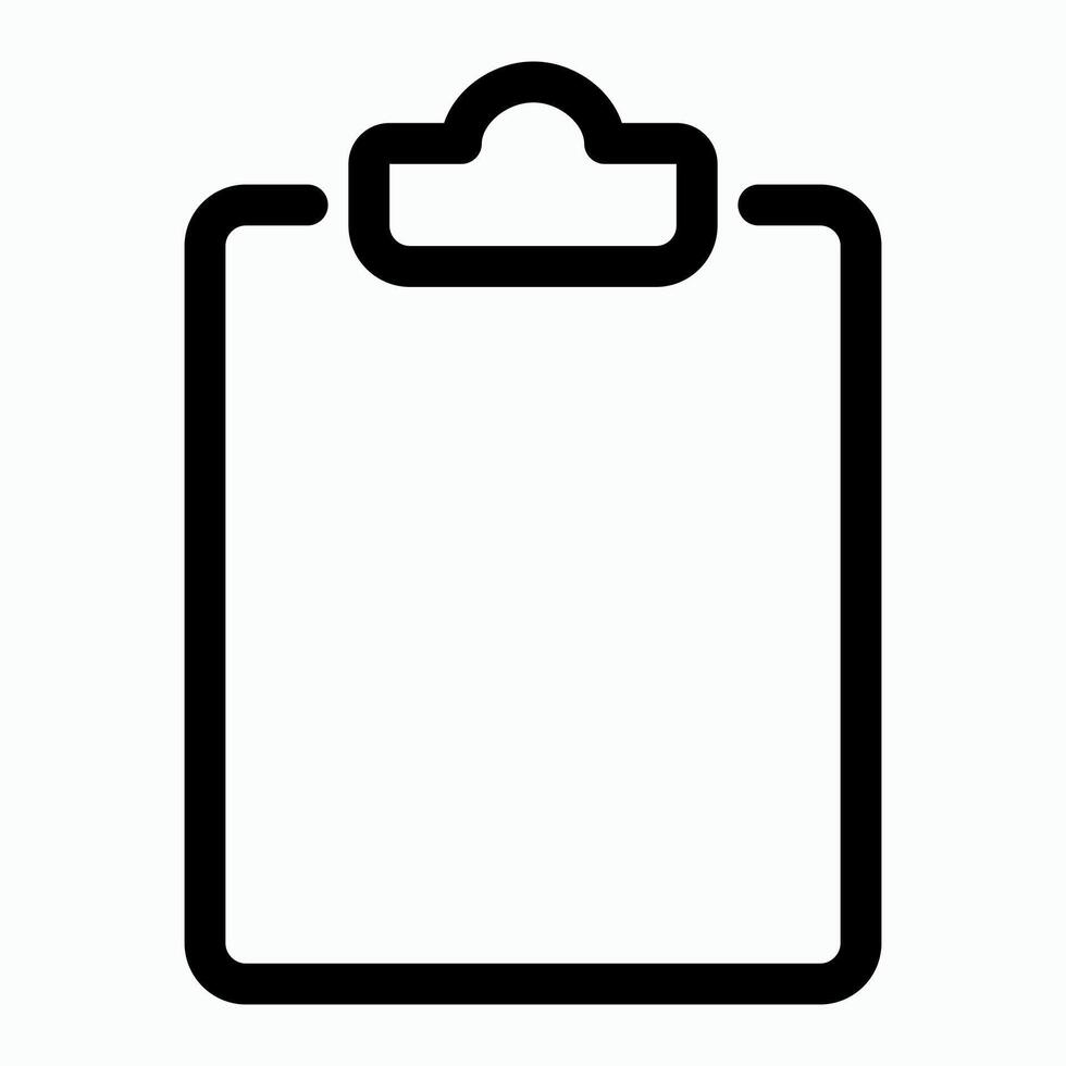 Clipboard Blank Icon vector