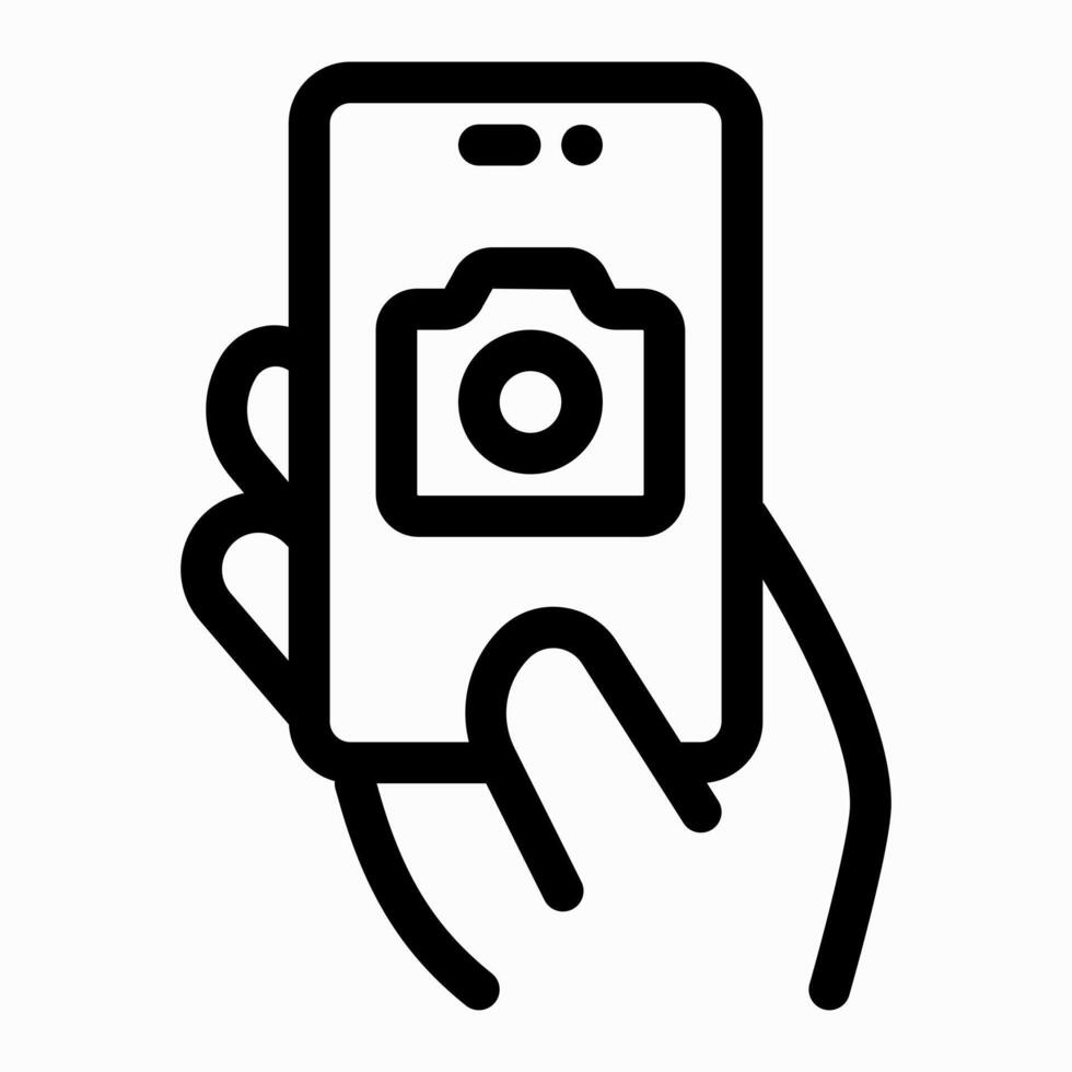 Camera Smartphone Icon vector