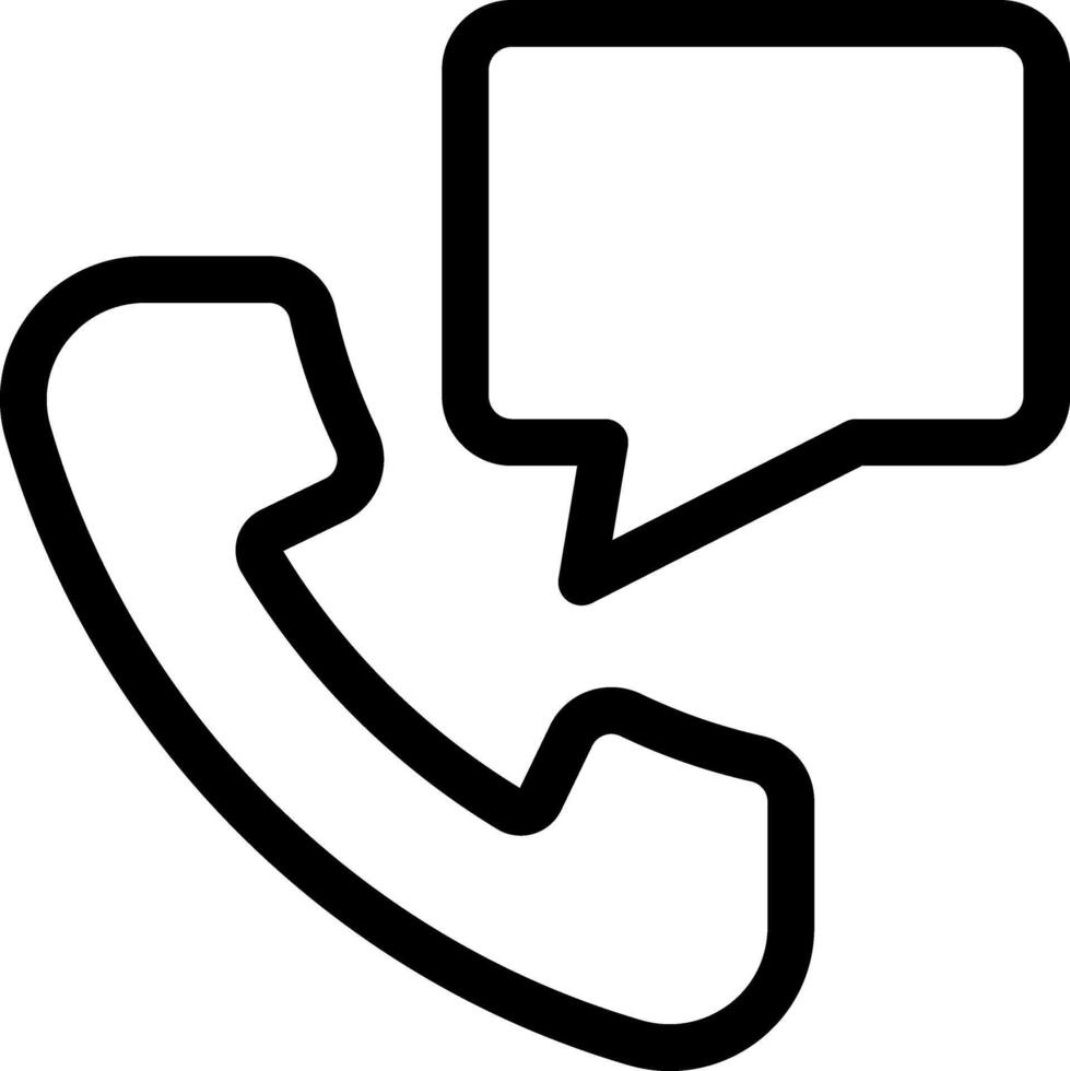 Conversation Telephone Icon vector