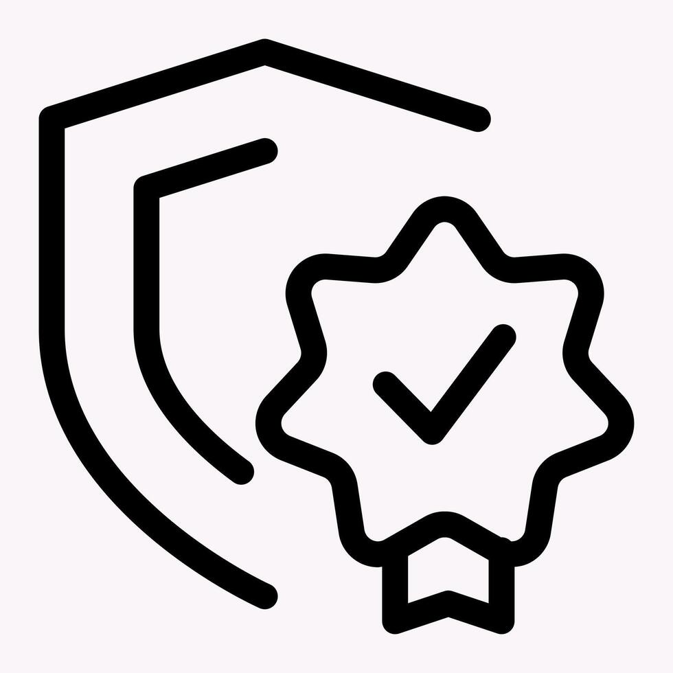 Recomendation Badge Icon vector