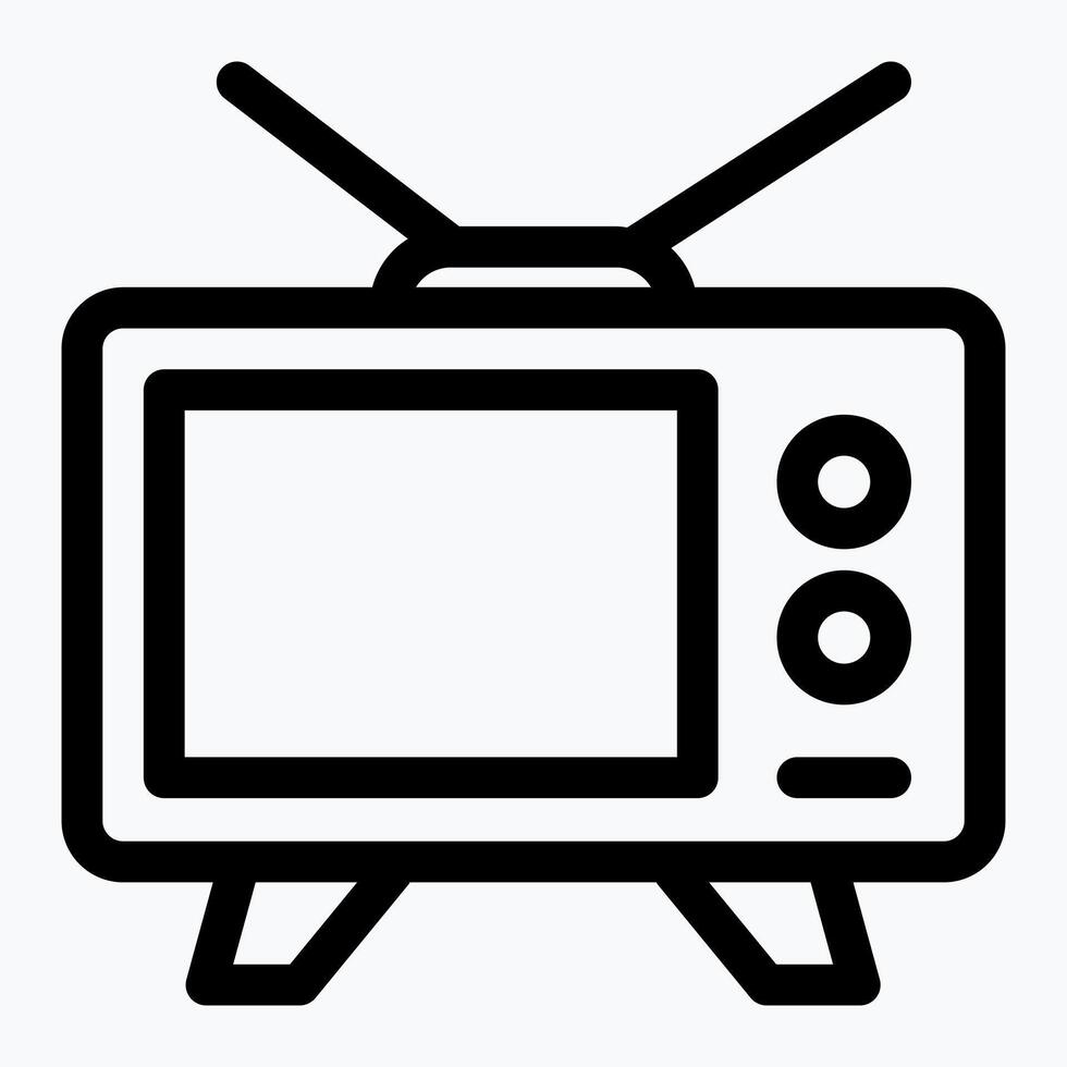 Entertainment Television Icon vector
