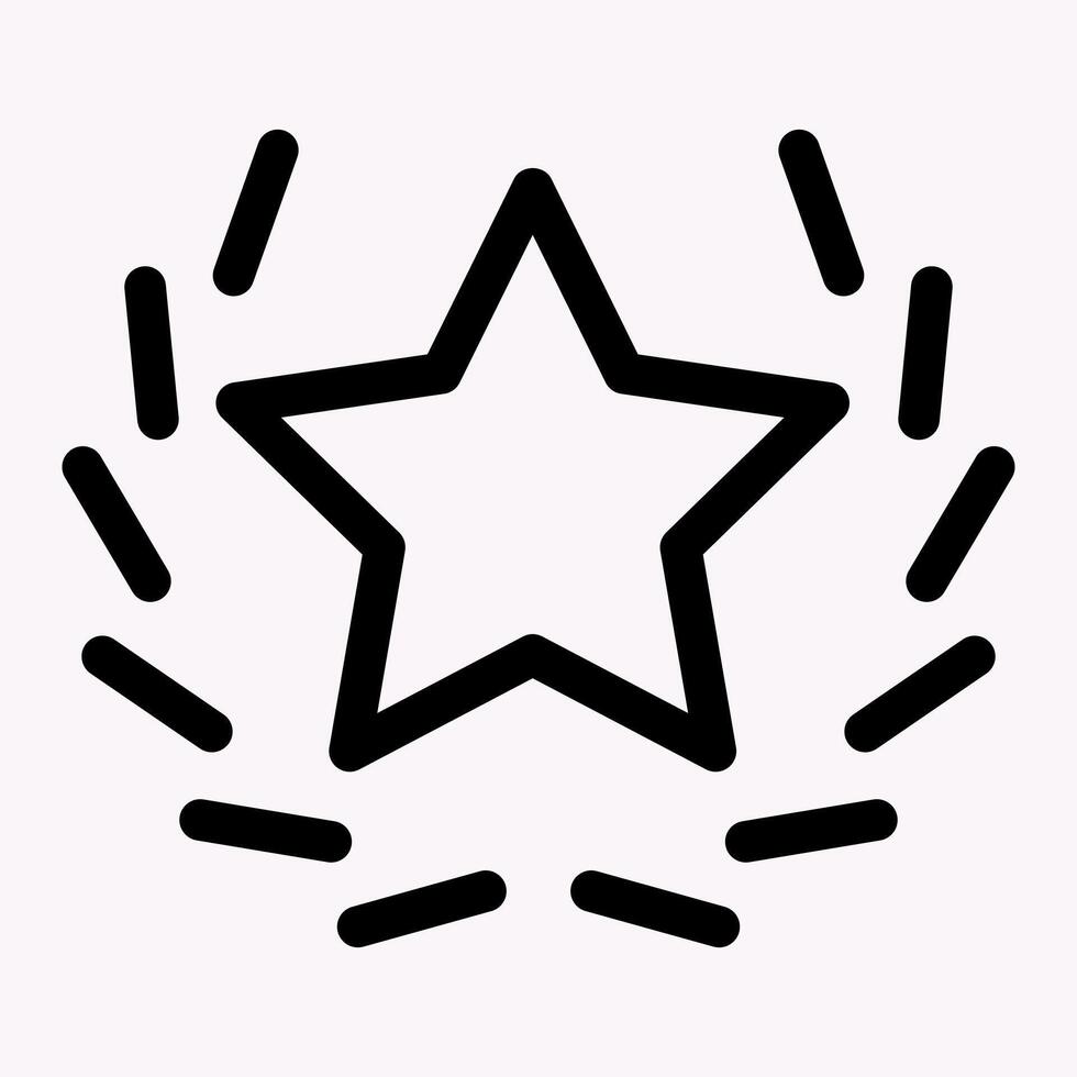 Recomendation Star Badge Icon vector