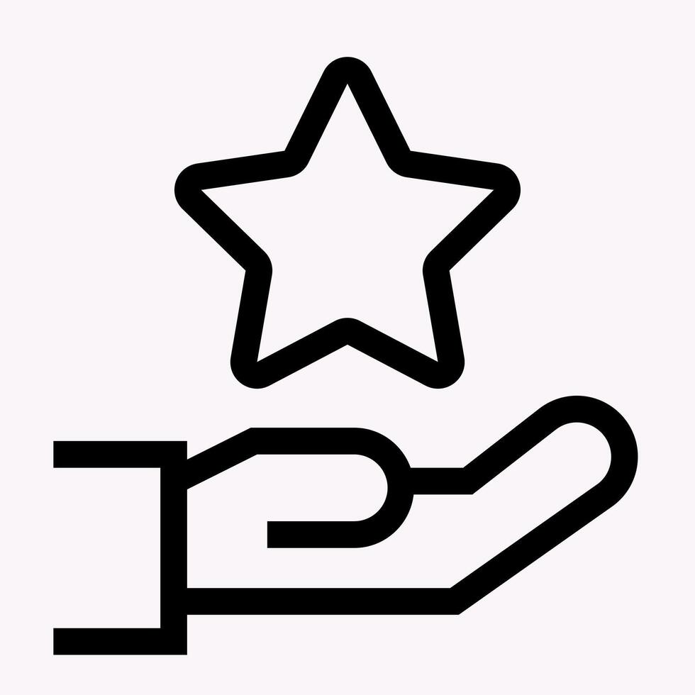 Recomendation Star Icon vector