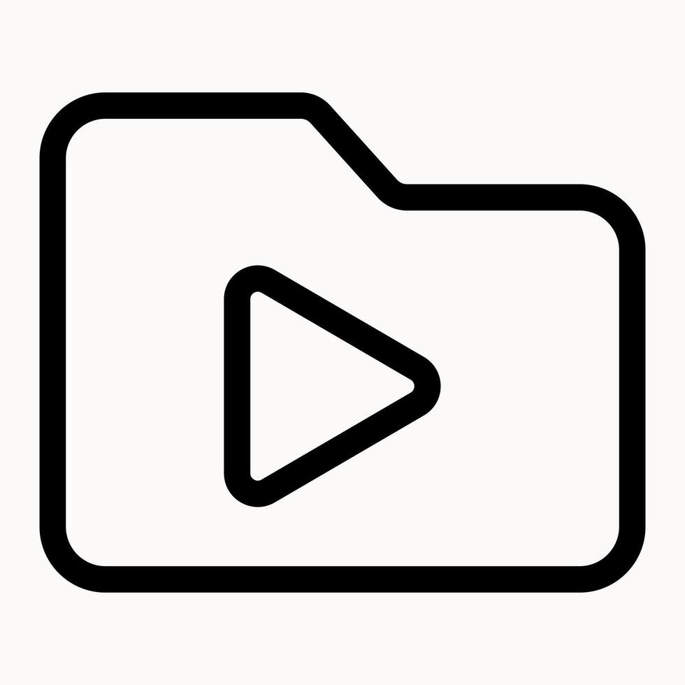 Folder Movies Icon vector