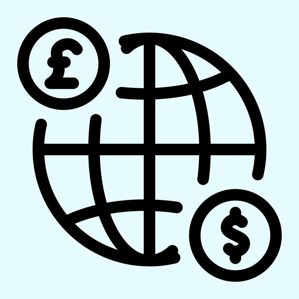 World Curency Icon vector