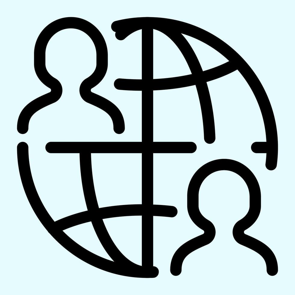 World Network Icon vector