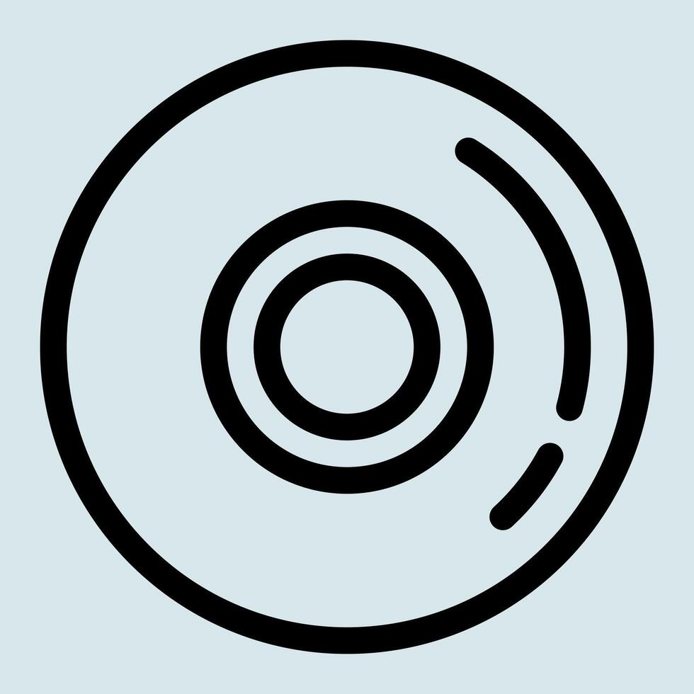Storage Compact Disk Icon vector