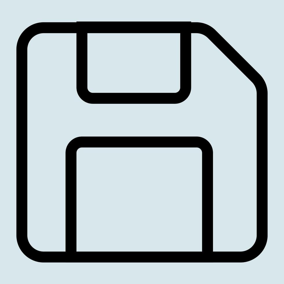 Storage Floppy Disk Icon vector