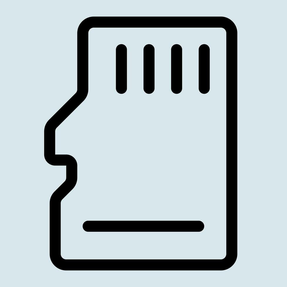 Storage Sd Card Icon vector