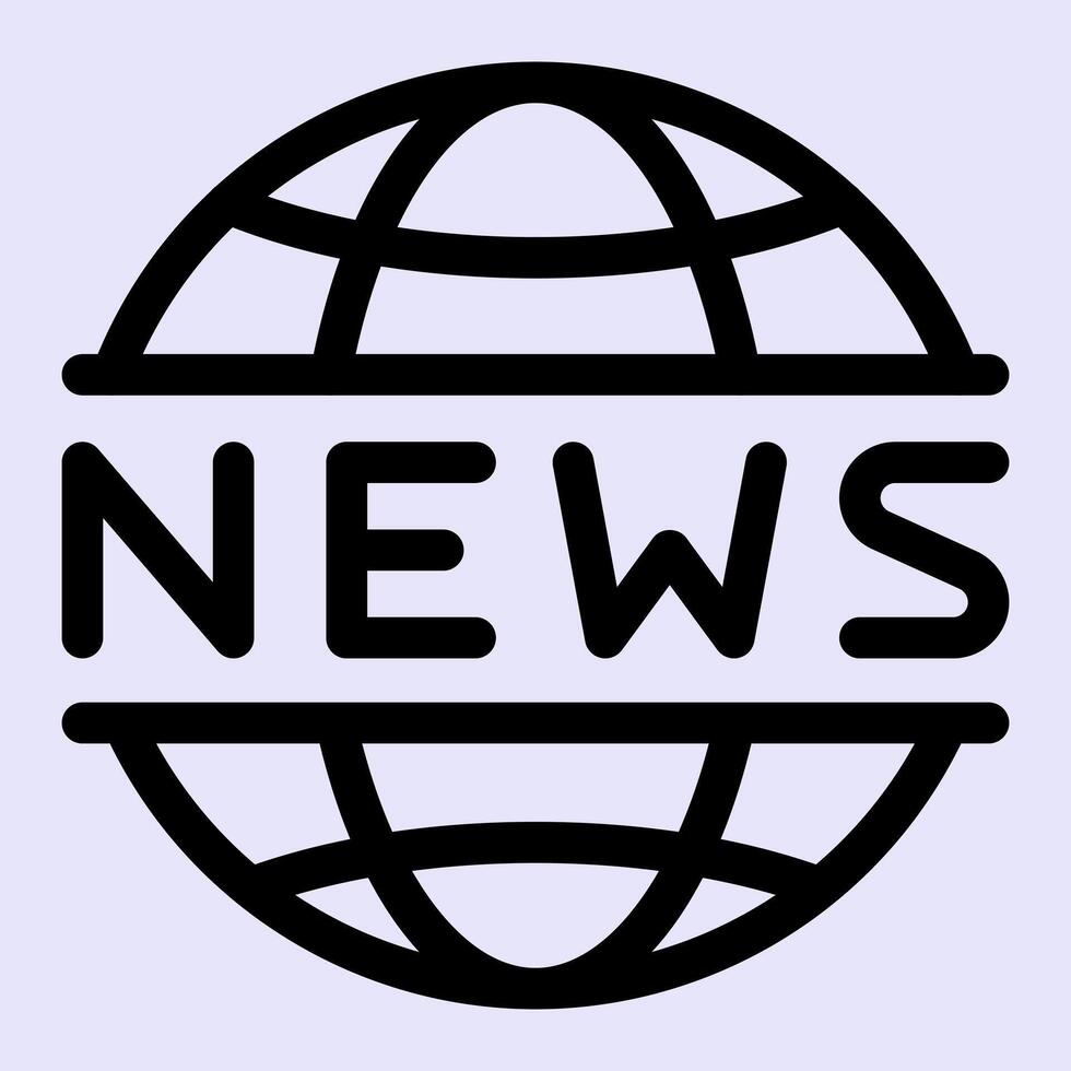 Hot News Global Icon vector