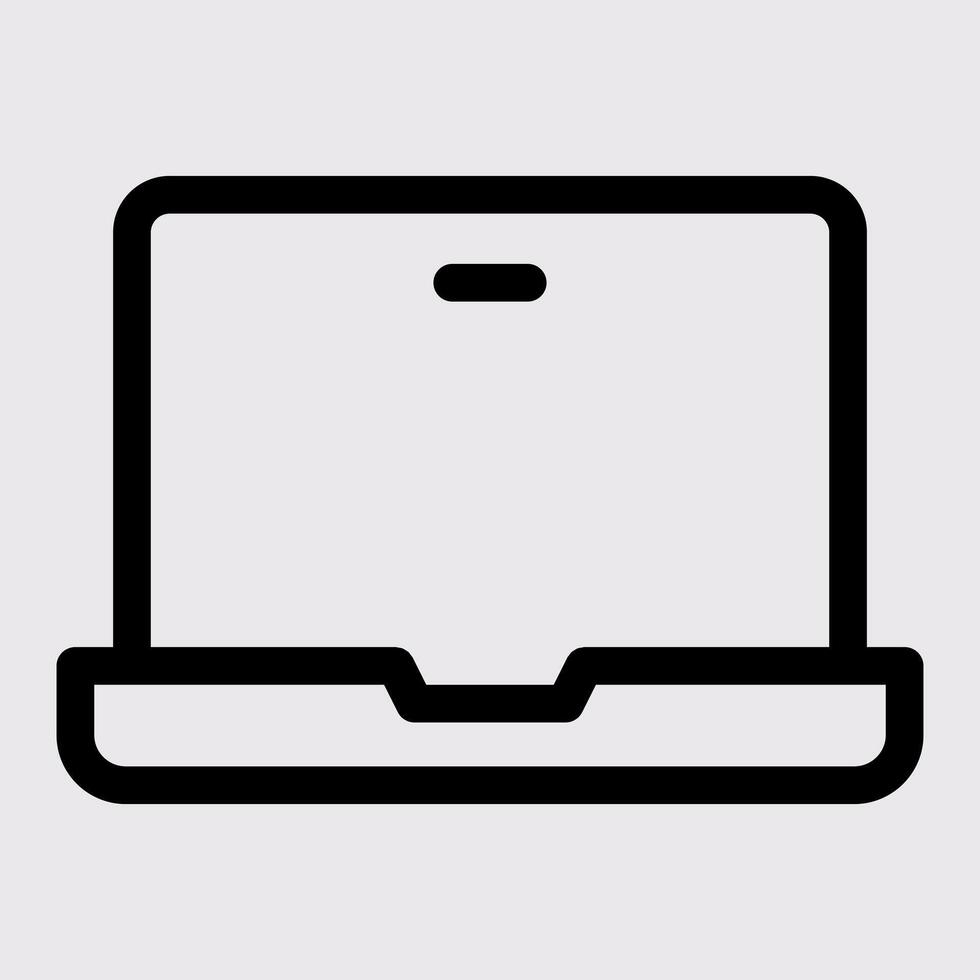 Laptop Symbol Icon vector