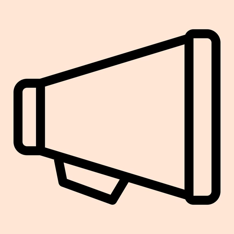 Megaphone Announcement Icon vector