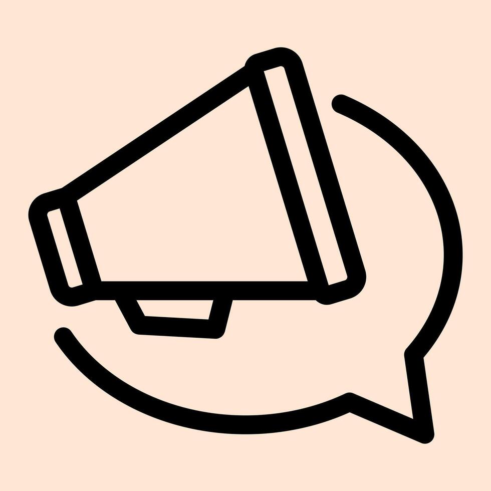 Megaphone Important News Icon vector