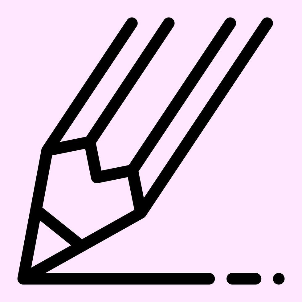 Pencil Line Icon vector