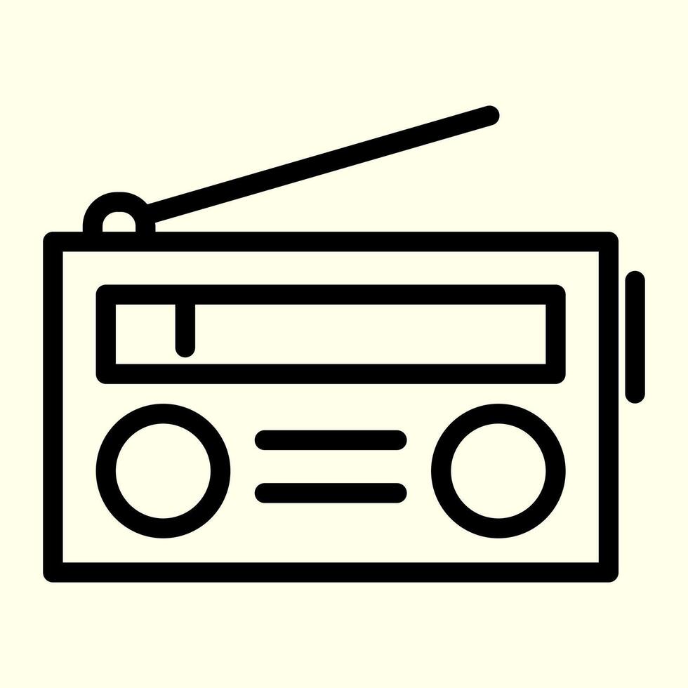 Radio Device Icon vector