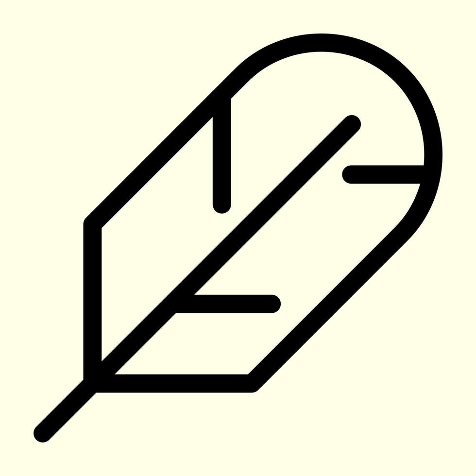 Pen Feather Icon vector