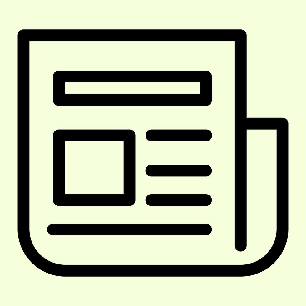 News Newspaper Icon vector
