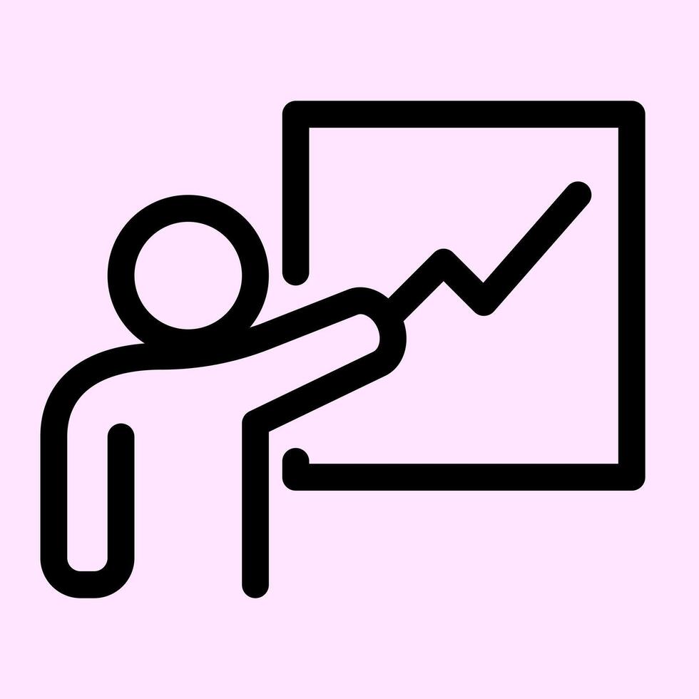 Conversation Presenter Icon vector