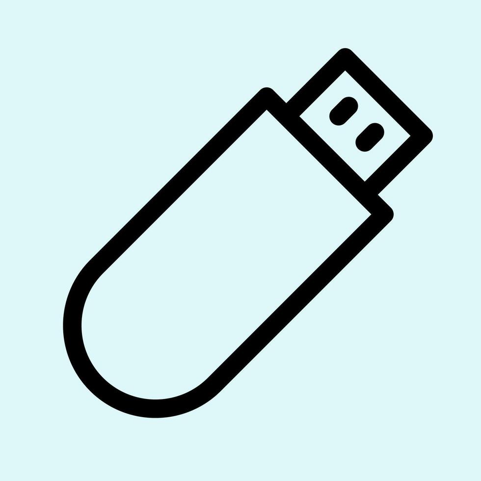 Usb Flash Disk Icon vector