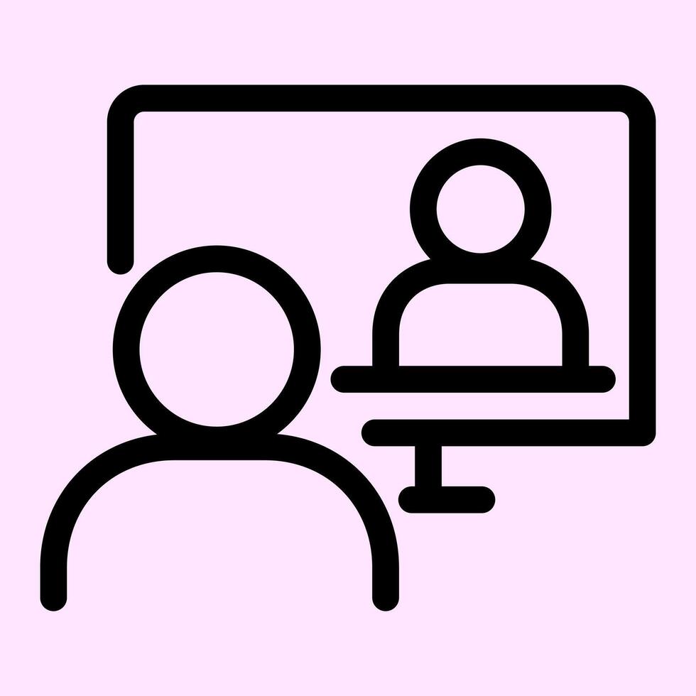 Conversation Online Chat Icon vector