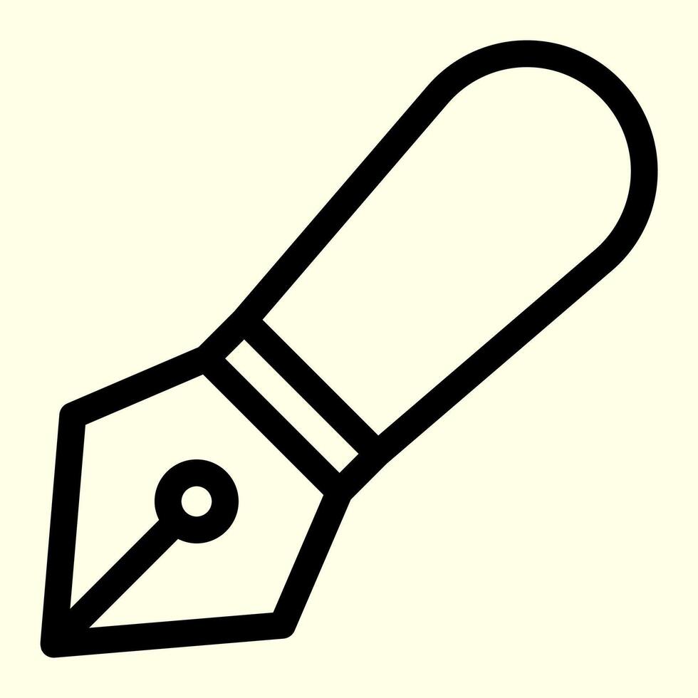 Ink Pen Icon vector