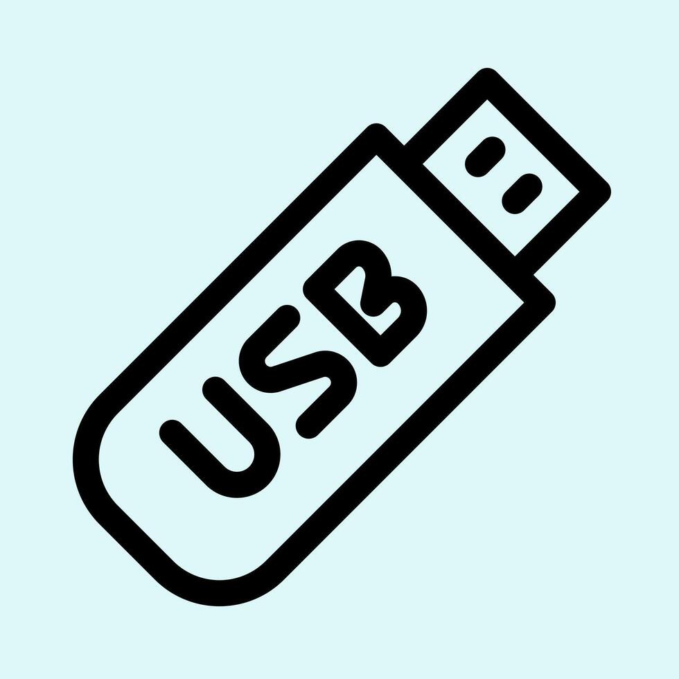Usb Flash Drive Icon vector