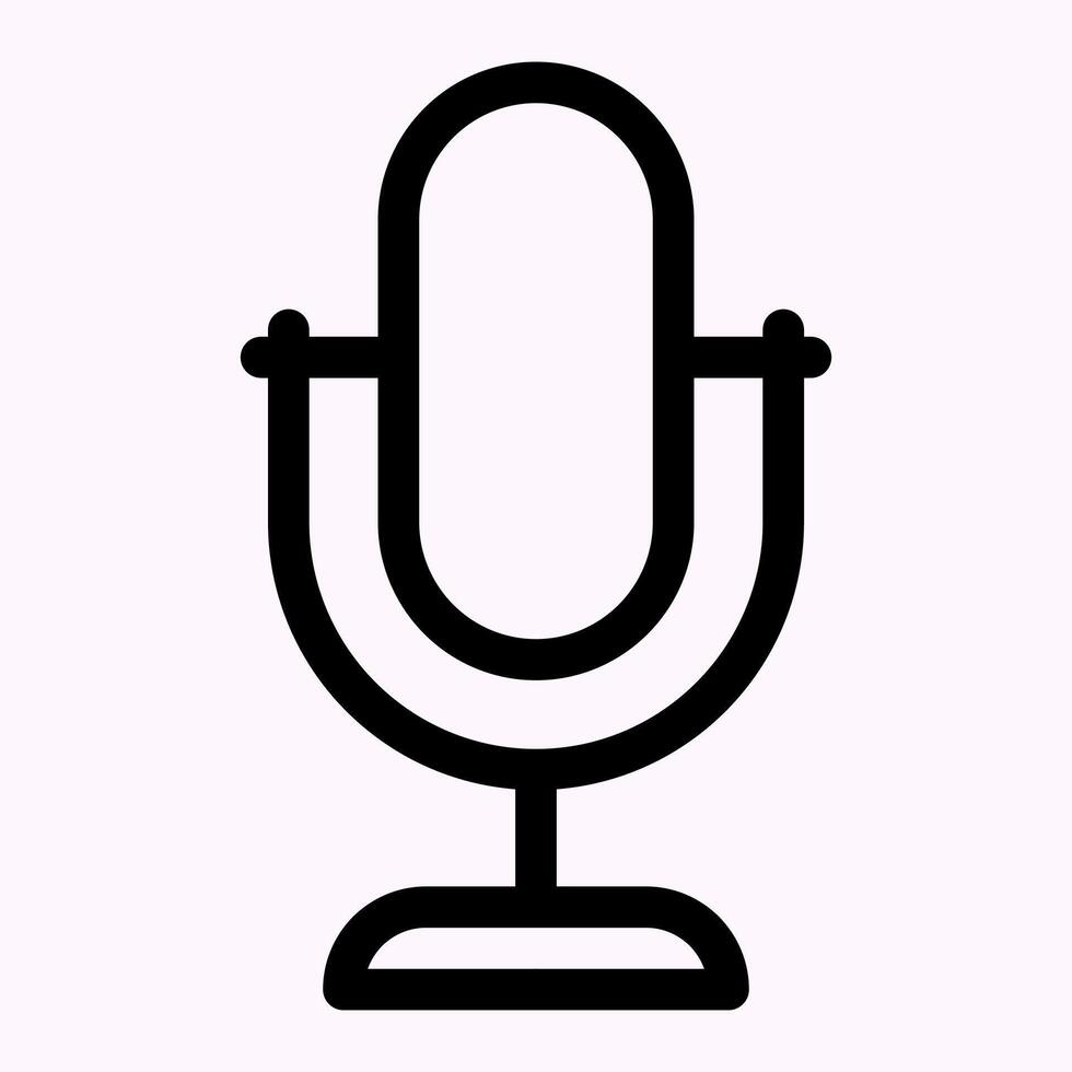 Microphone Podcast Icon vector