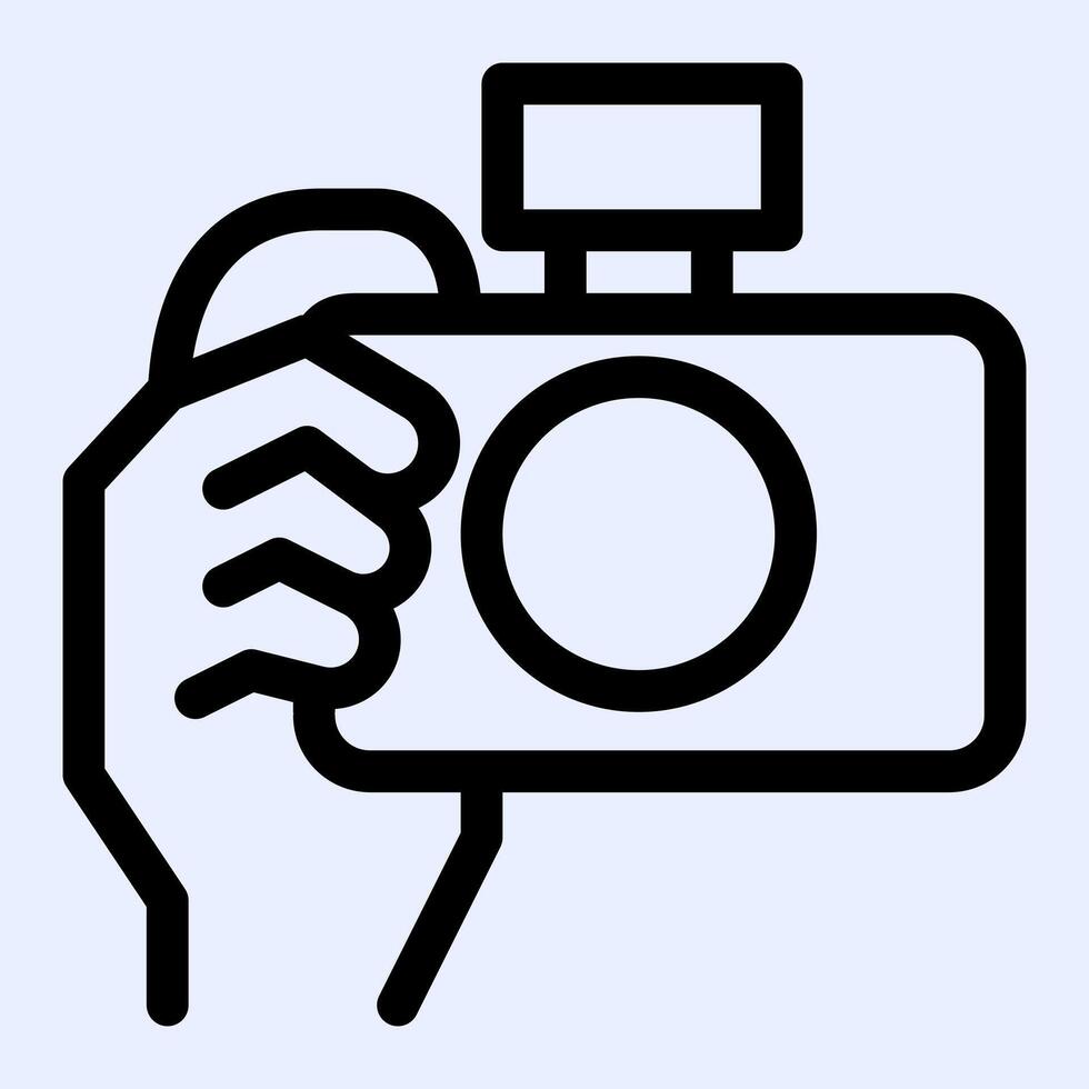 Photographer Camera Icon vector