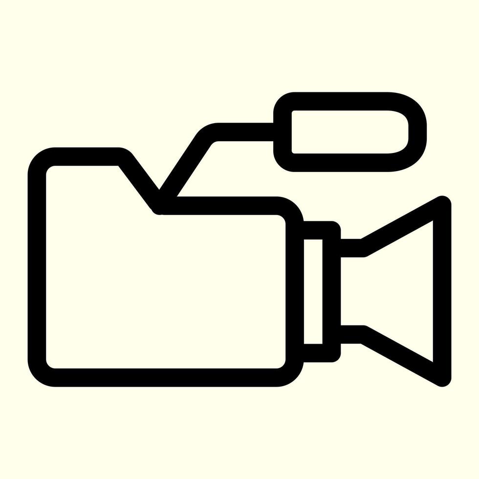 Studio Camera Device Icon vector