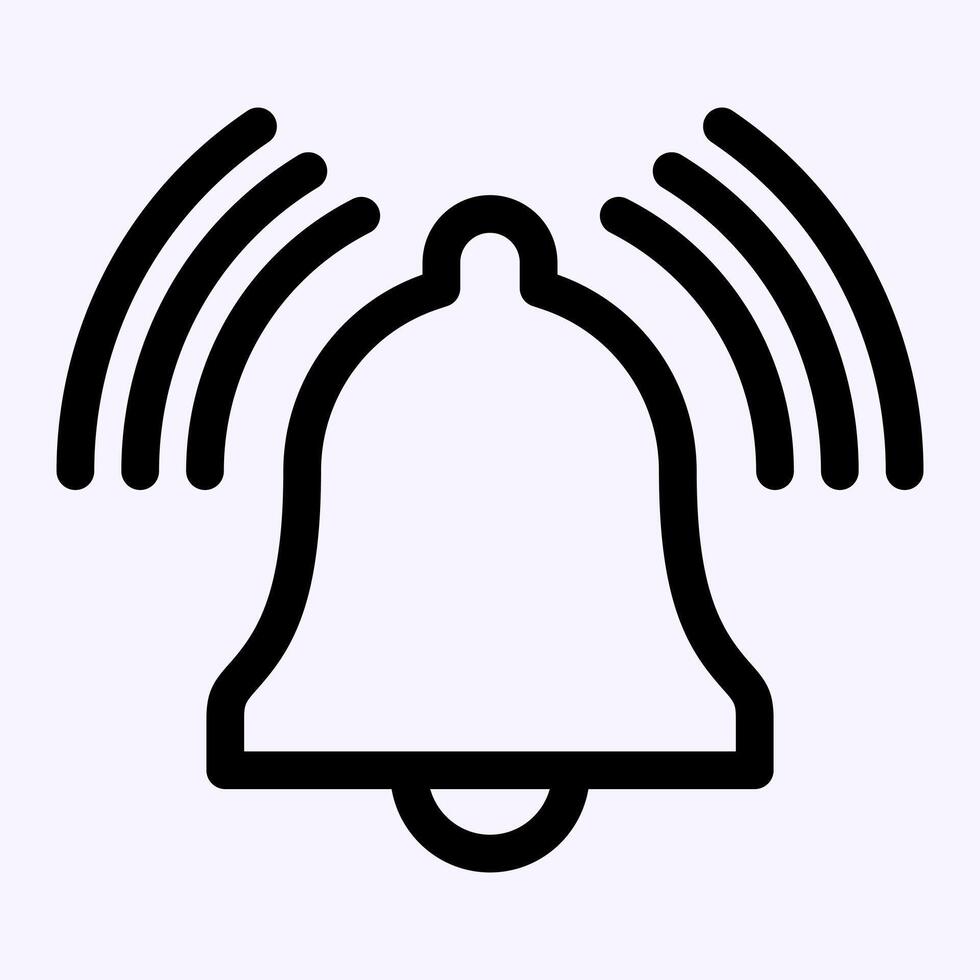 News Notification Bell Icon vector