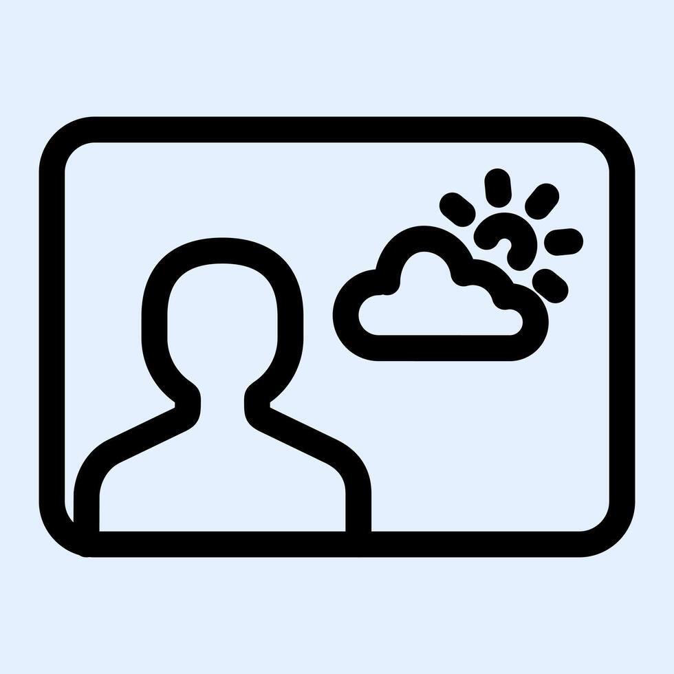 Weather Report Television Icon vector
