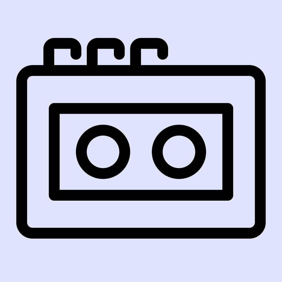 Recorder Walkman Icon vector