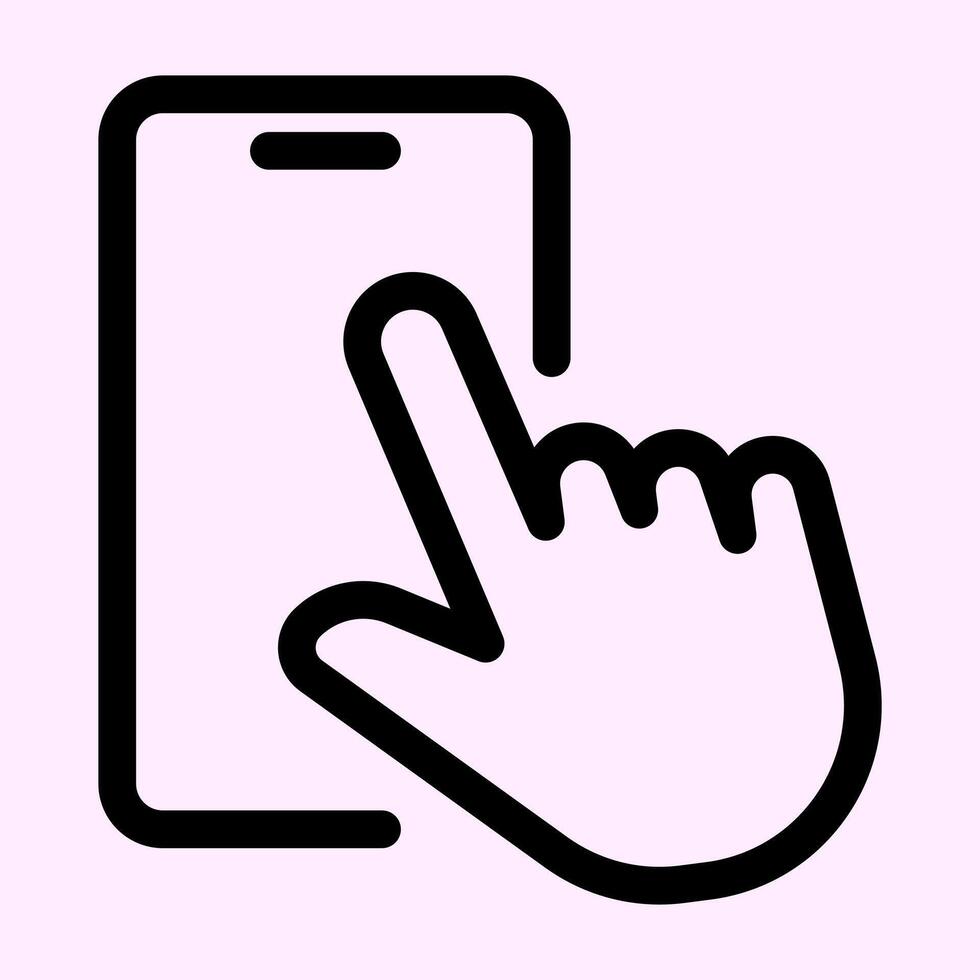 Smartphone Touch Icon vector