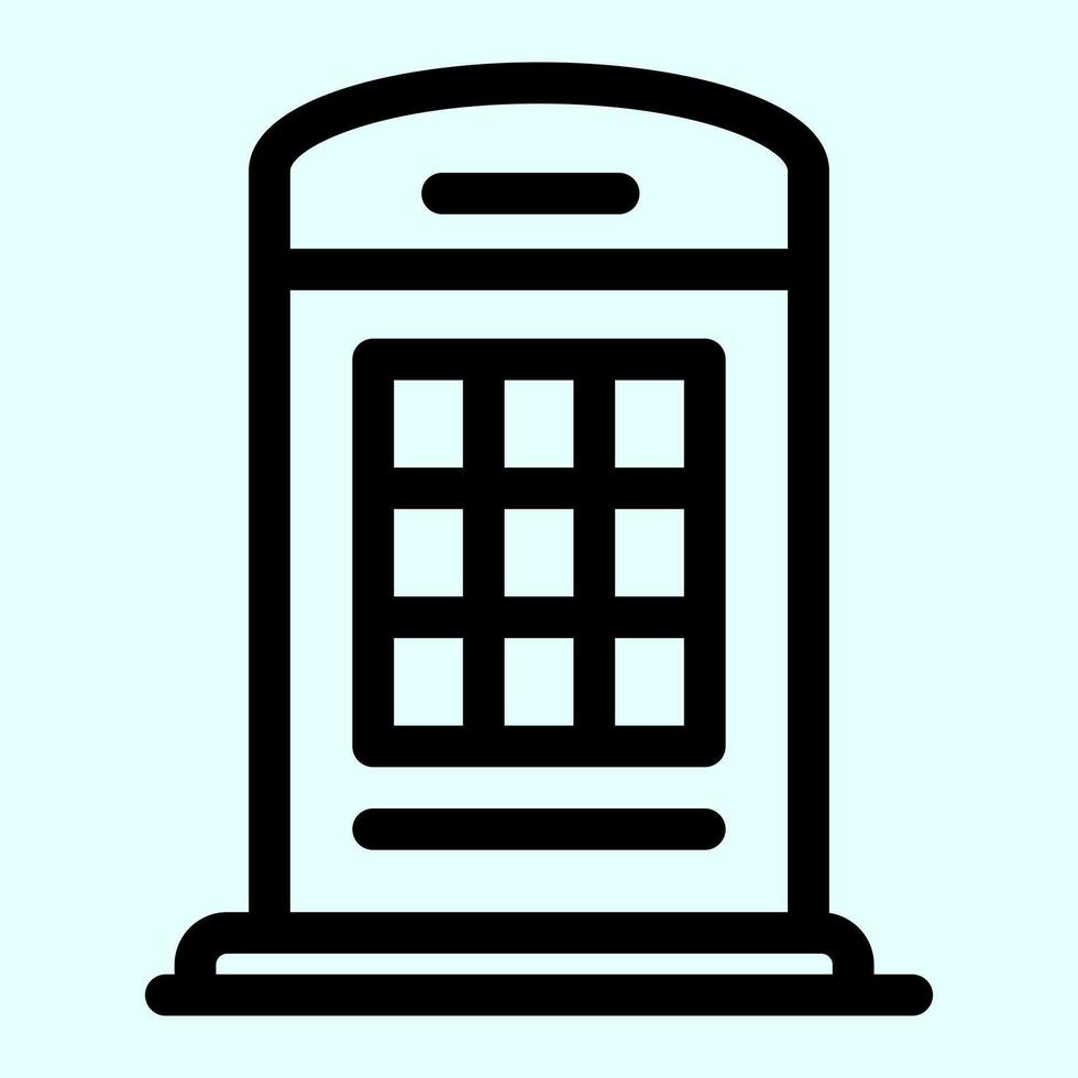 Public Telephone Icon vector