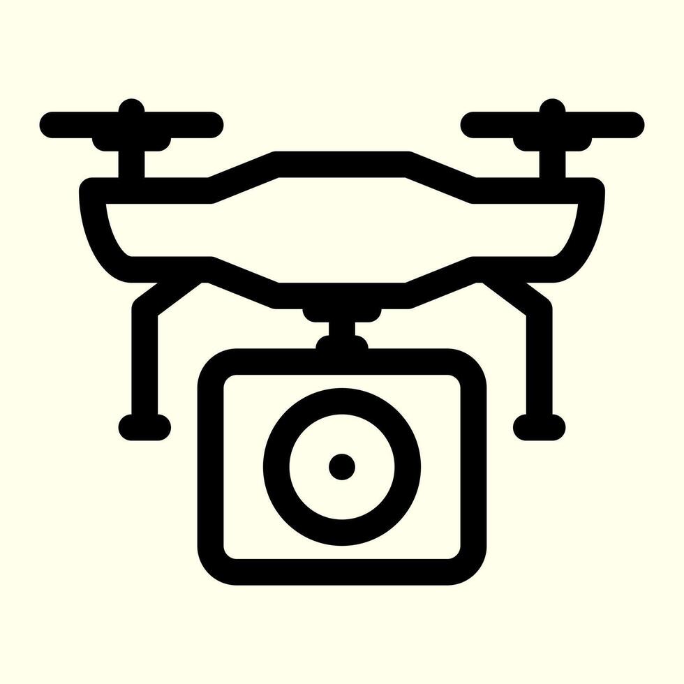 Drone with Camera Icon vector