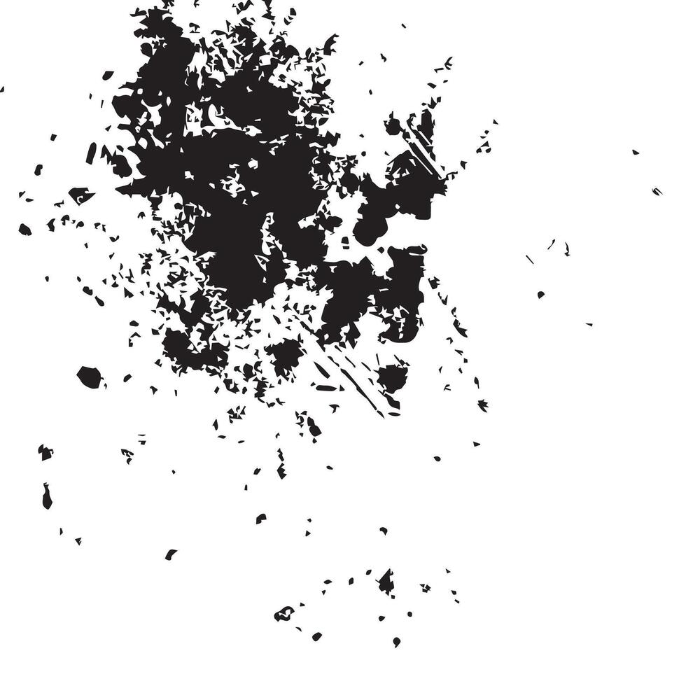 Scratched and Stained Grunge Effect Template for Raw Aesthetics vector