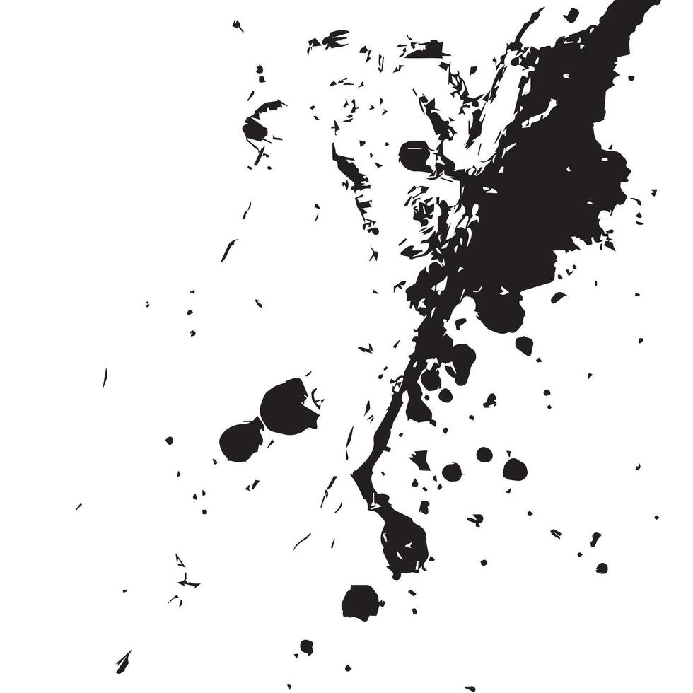 Oil-Painted Grunge Texture Template for Artistic and Textured Surfaces vector
